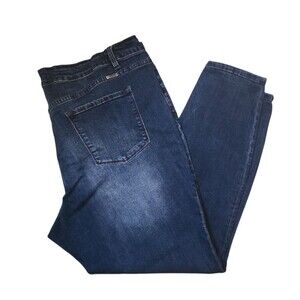 KanCan Jeans Curvy Skinny Woman's Plus Size 24 High Rise Whiskers 29" Inseam